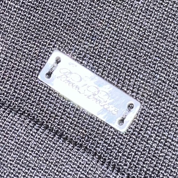 Brooks Brothers Blue Label Black 70% Silk Top With Cutouts on sleeves Sz S EUC - Picture 6 of 10